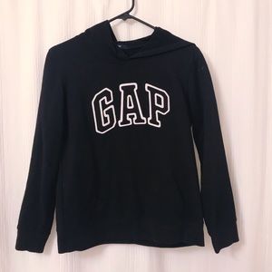 Black pullover hoodie